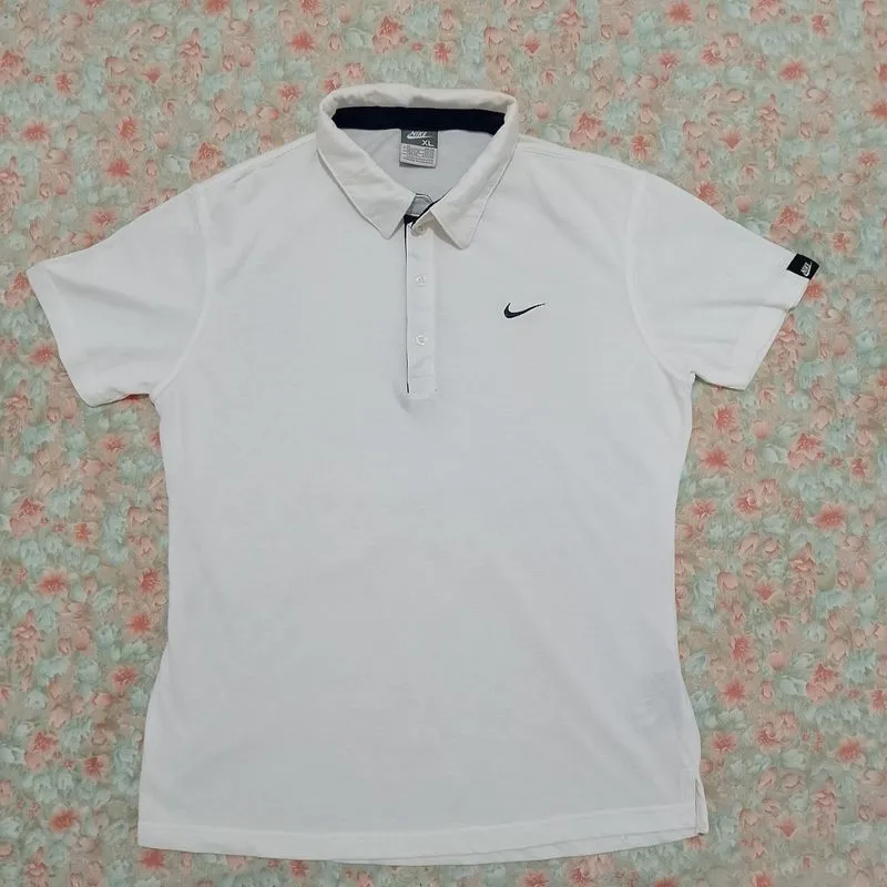 Polo Shirt Nike Broken White Woman photo 1