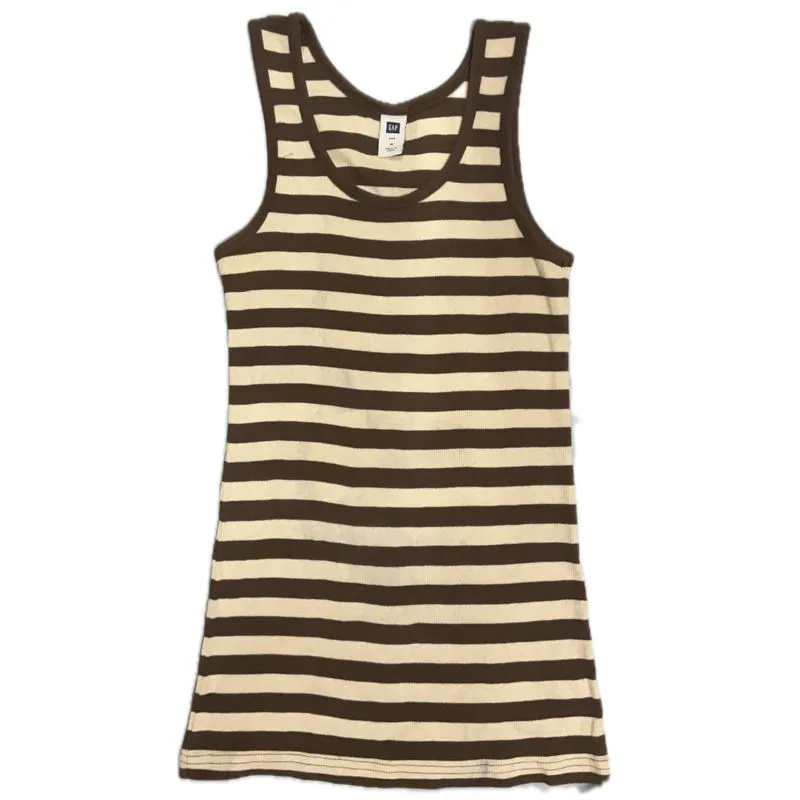 GAP ribbed stripes tanktop - grunge, fairycore, mori kei photo 1