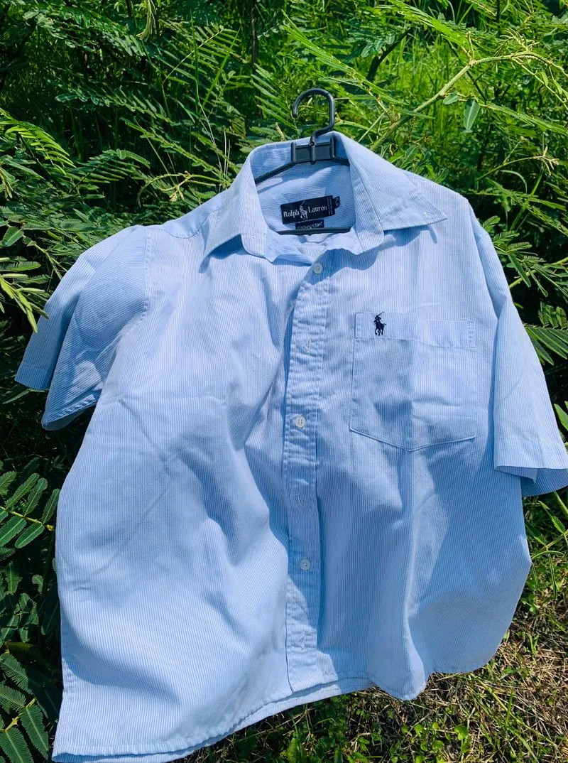 Polo Ralph Lauren Skater Indie Formal shirt Pria blue photo 1