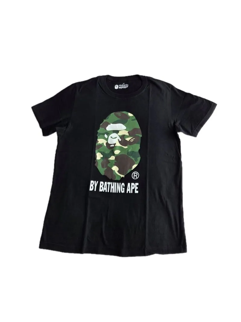 A Bathing Ape Black Mens T-Shirt / Atasan Cowo Laki-laki photo 1