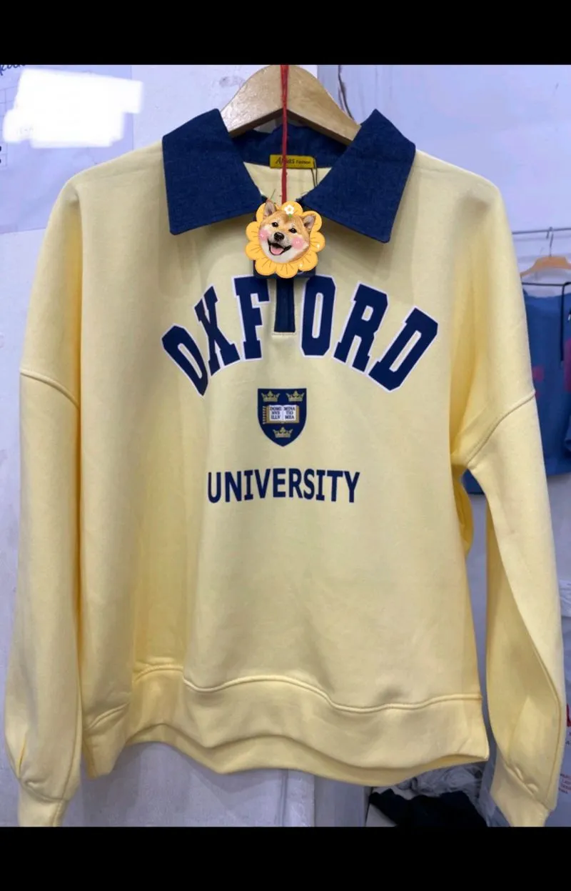 Crewneck Kerah Zipper photo 1
