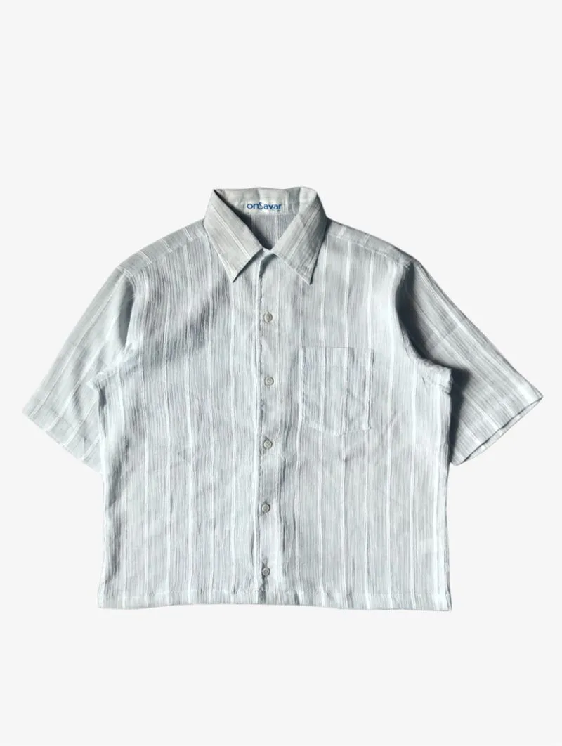 Boxy Shirt Short Sleeve plaid onsavar photo 1