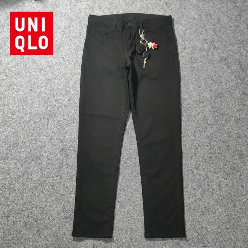 UNIQLO soft jeans black original 
Anggap beli baru  photo 1