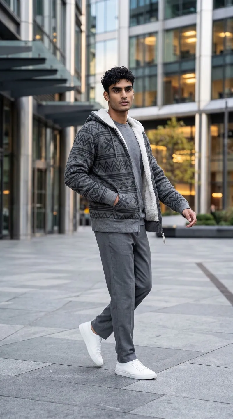 Earth Music & Ecology Nordic Zip-Up Hoodie Vintage Jepang  photo 1