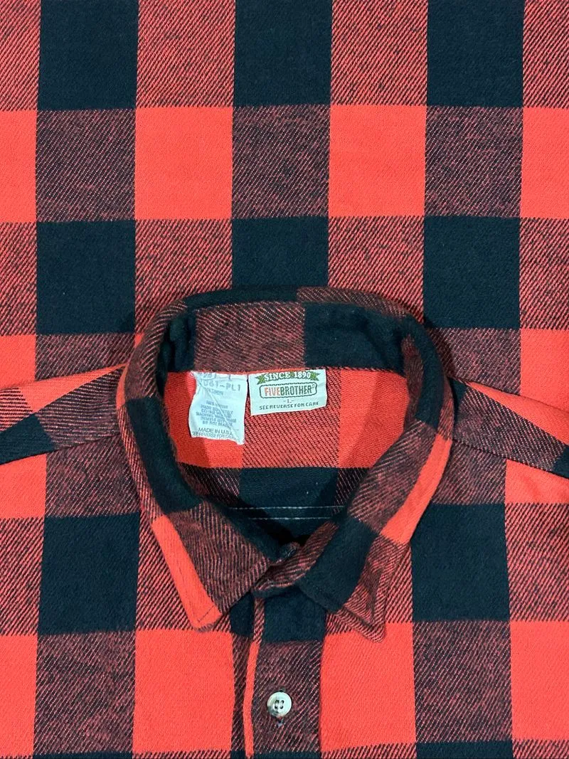 1990’s Five Brother Flannel Shirt - Made in USA photo 1