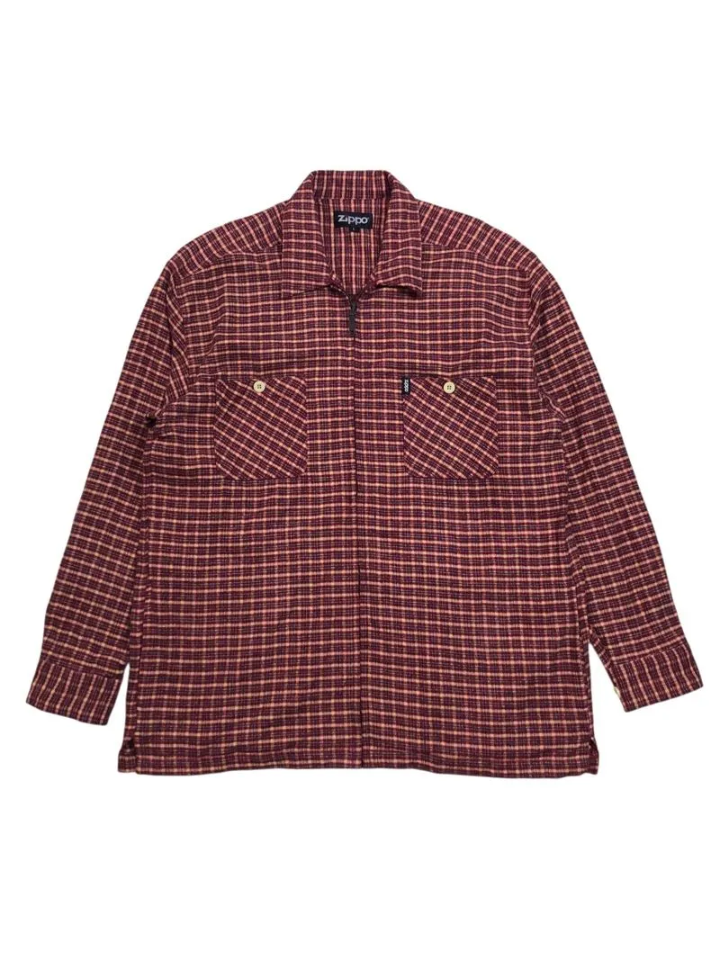 Zippo Full Zip Plaid Flannel Jacket photo 1