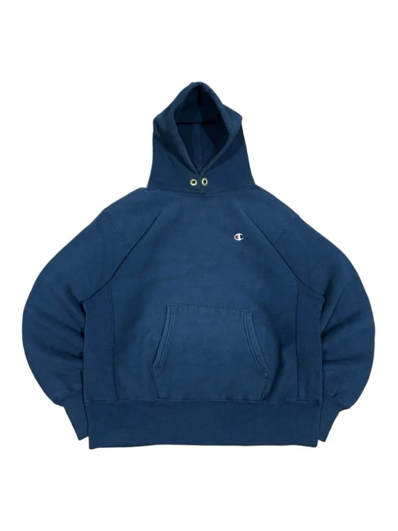 1980’s Champion Reverse Weave Navy Hoodie - Made in USA photo 1