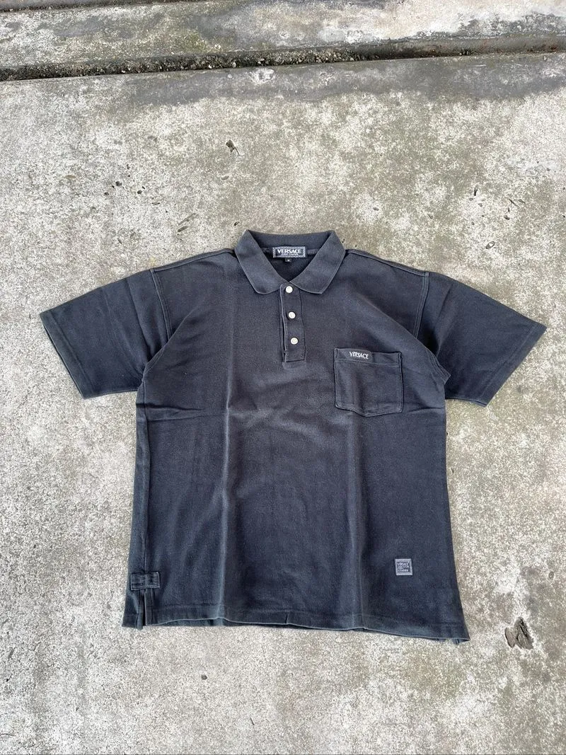 Vintage versace polo shirts photo 1