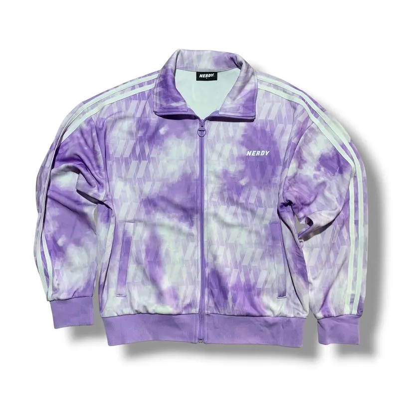 Nerdy Tracktop Symbol Pattern Dye Jacket photo 1
