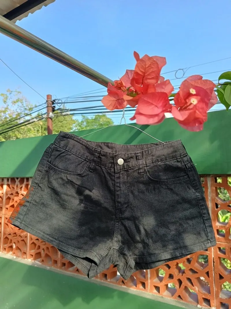 PUBLIC &Co.DENIM Black Shorts  photo 1