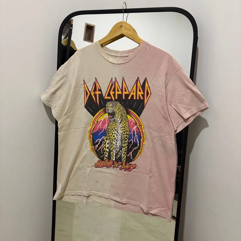 Kaos Band Def Leppard Pink Cream Vintage Tee photo 1