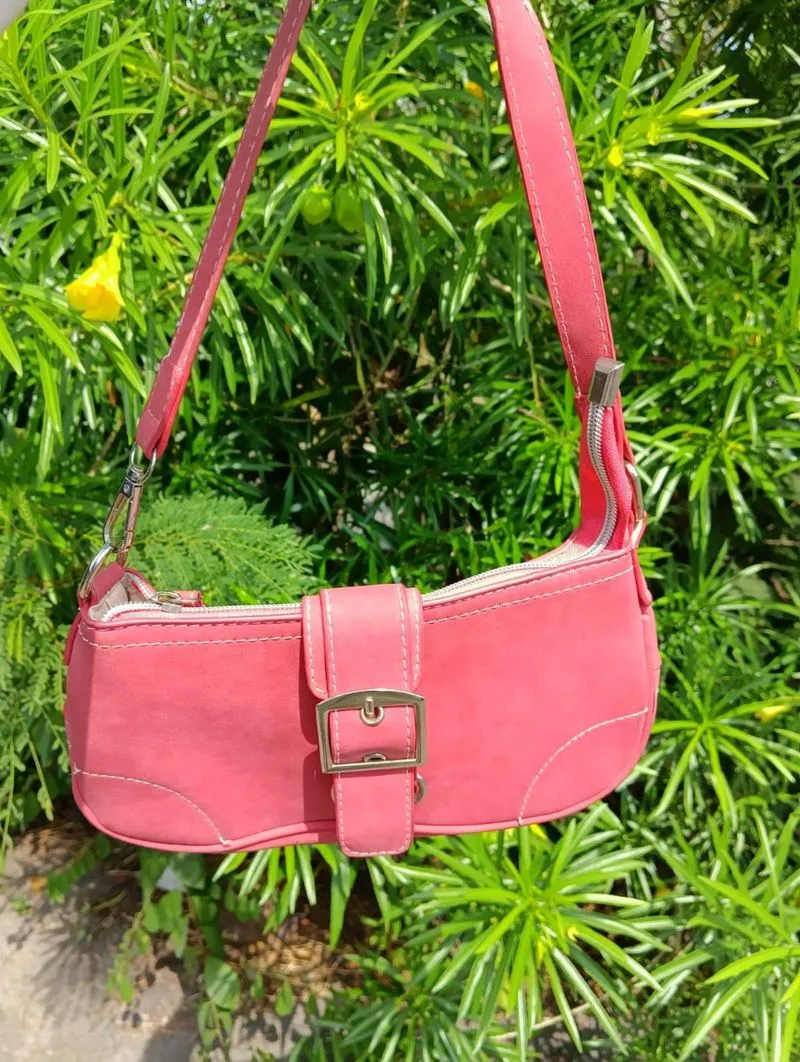 Tas lengan pink fuchsia photo 1