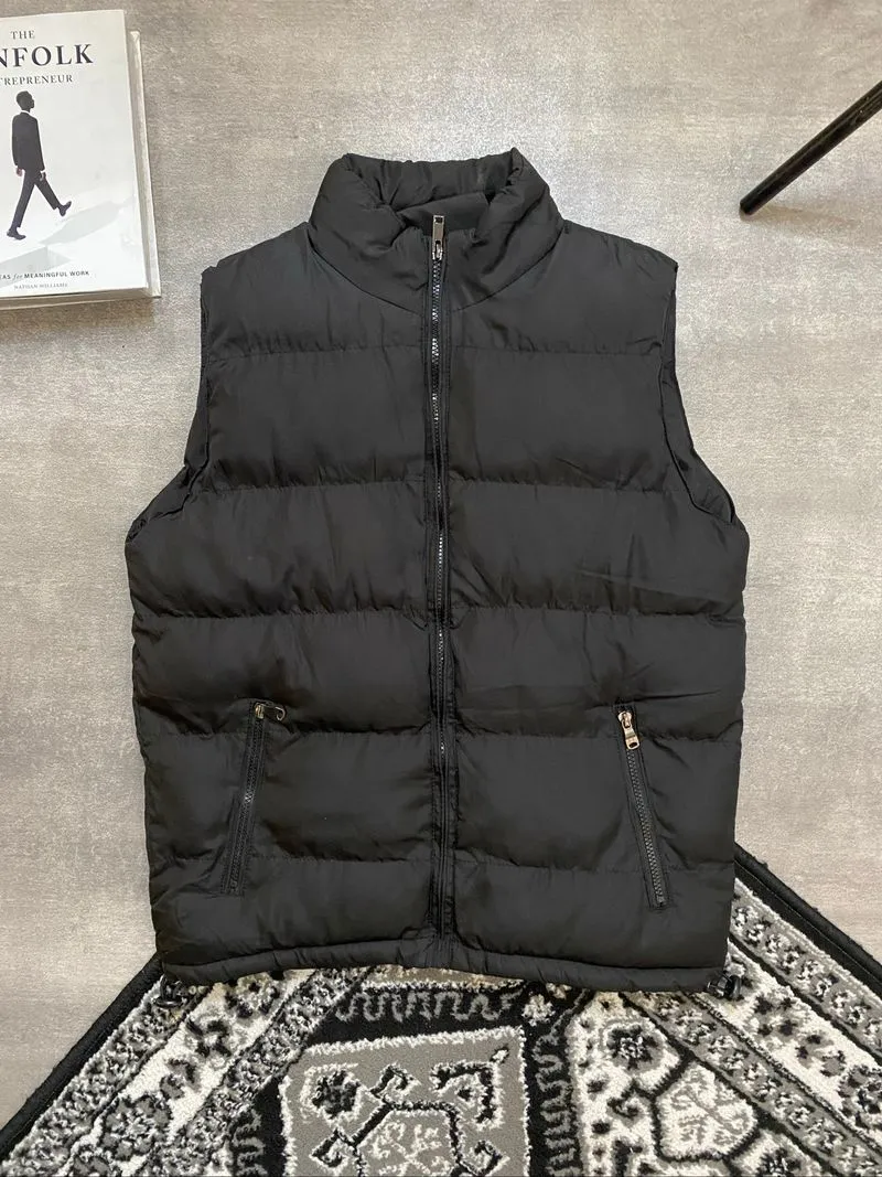 Puffer Vest Black Full Zipper  photo 1