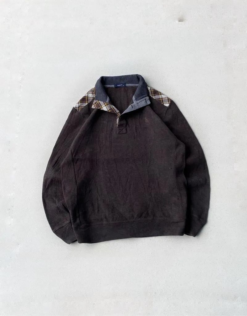 HAZZYS HALFBUTTON BROWN photo 1