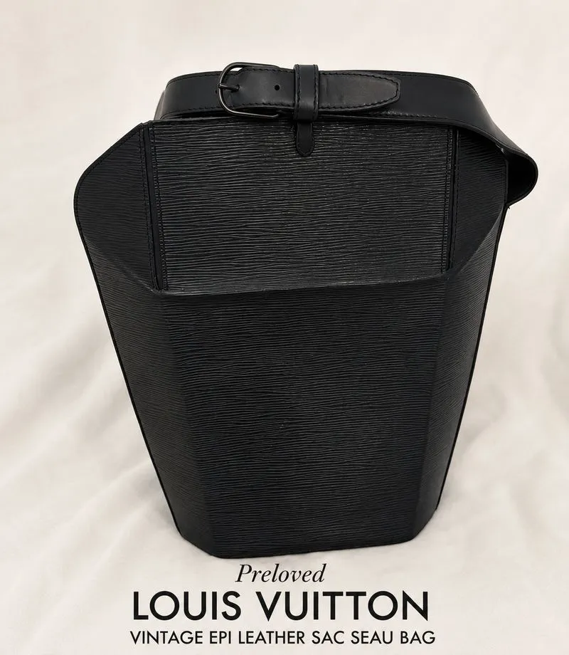 Lous Vuitton VINTAGE Epi Leather Sac Seau Bag photo 1