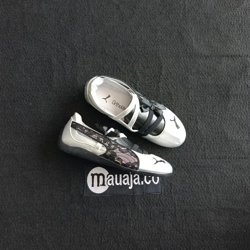 Puma Speedcat Ballet Laces Silver Black photo 1