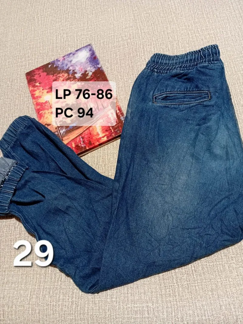 CELANA JEANS JOGGER DENIM BLUE WASHED  photo 1