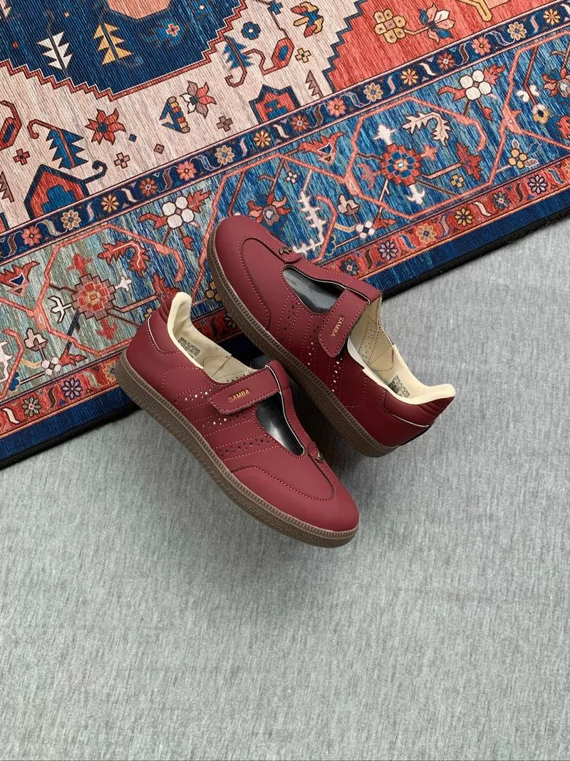 Adidas Samba Jane Leather Maroon photo 1
