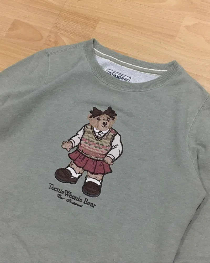 Teenie Weenie Bear Big Logo Sweater (Sage) - Size fit M photo 1