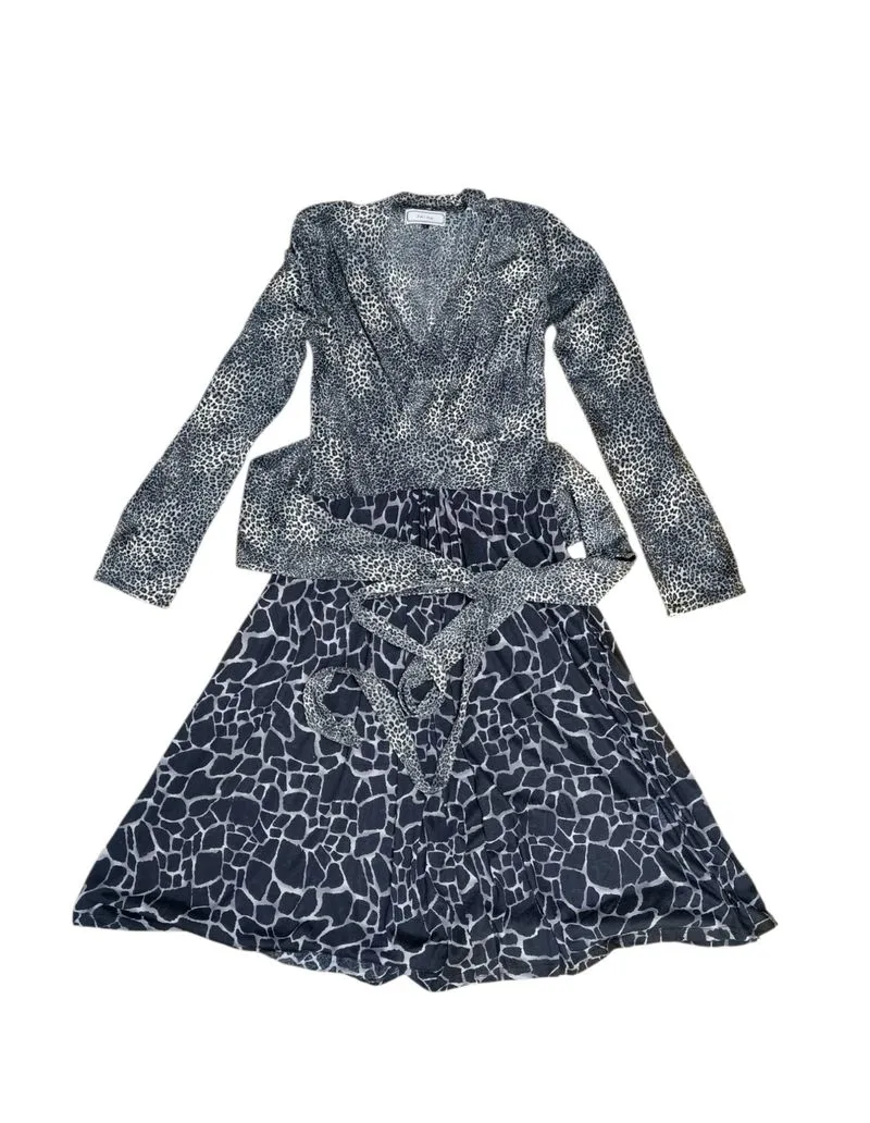 Long dress baci due animals leopard pattern japanese brand  photo 1