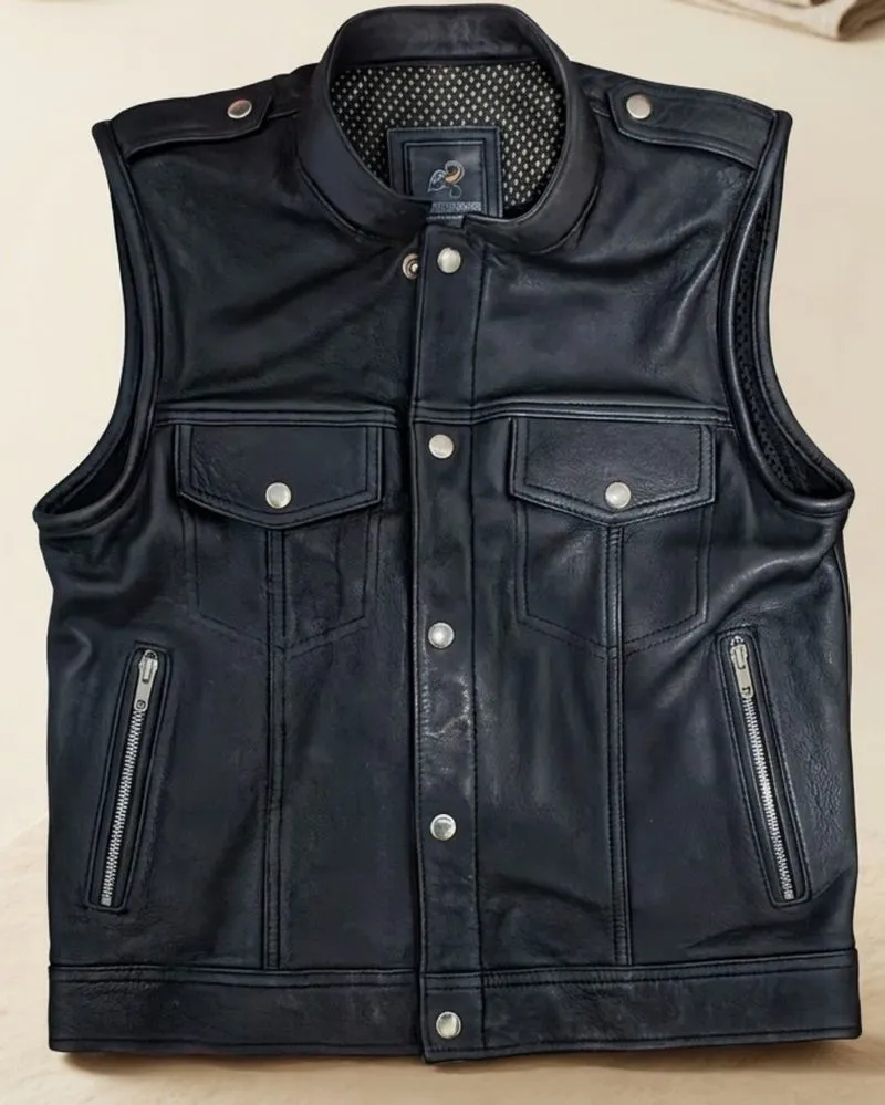Rompi Vest Kulit Asli Pandawa Leather Genuine — Sapi Lokal photo 1
