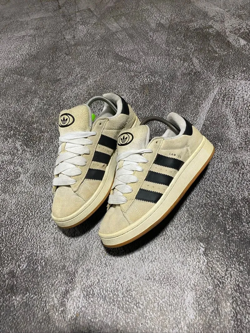 Adidas campus beige suede photo 1