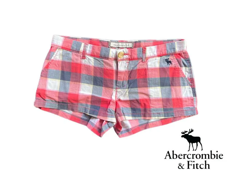 abercrombie plaid shorts photo 1