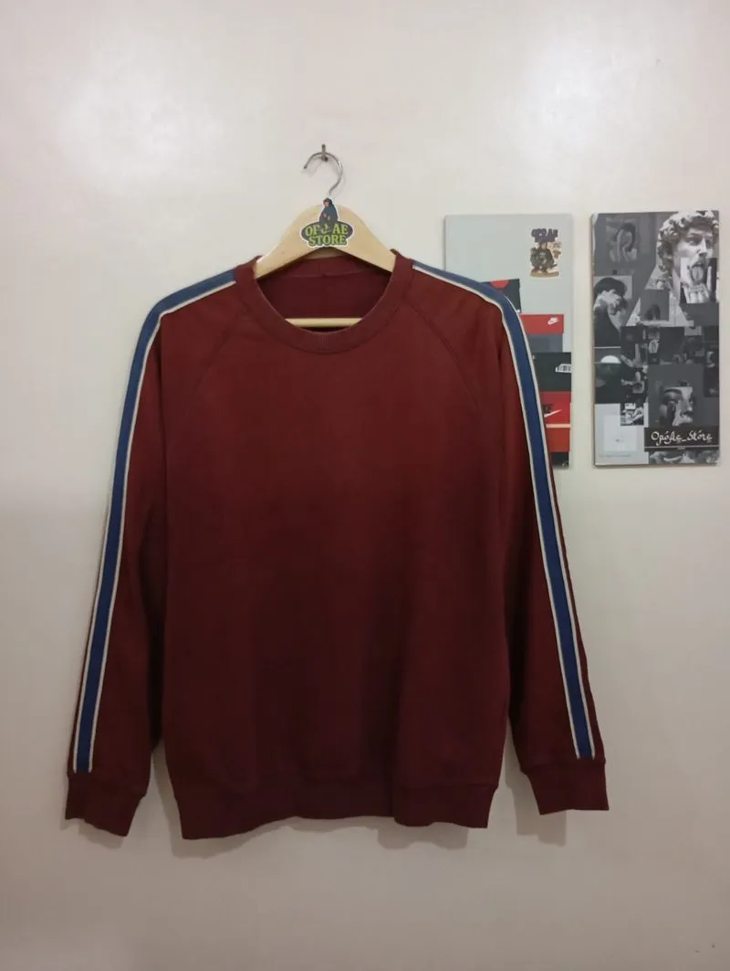 Crewneck Uniqlo Brown Stripe photo 1