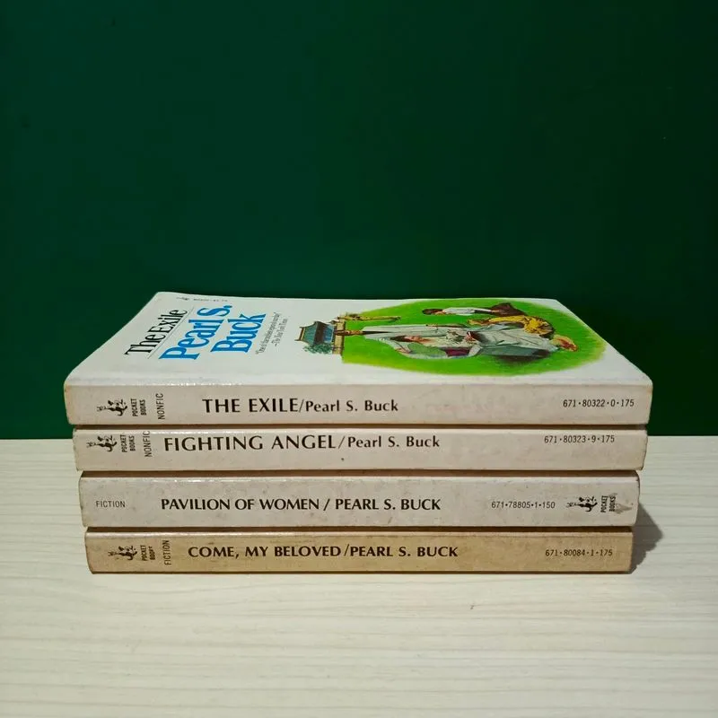 Preloved Paket Vintage Novel Pearl S Buck 4 Buku photo 1