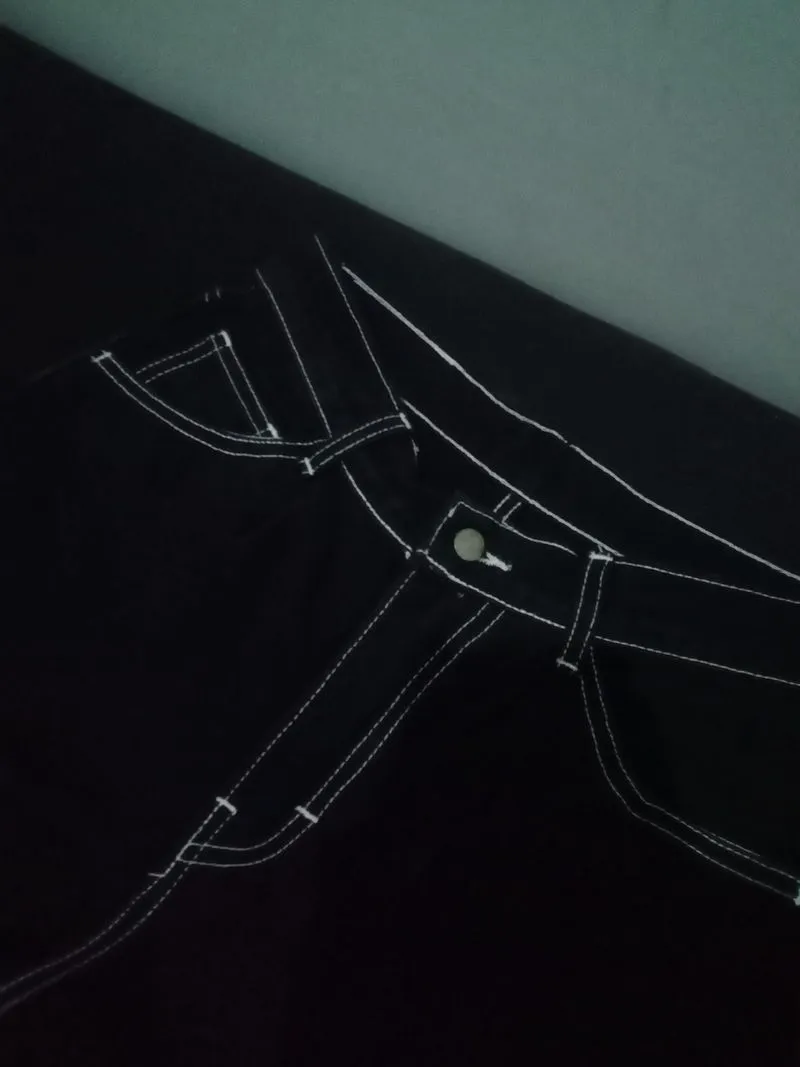 raw denim baggy photo 1