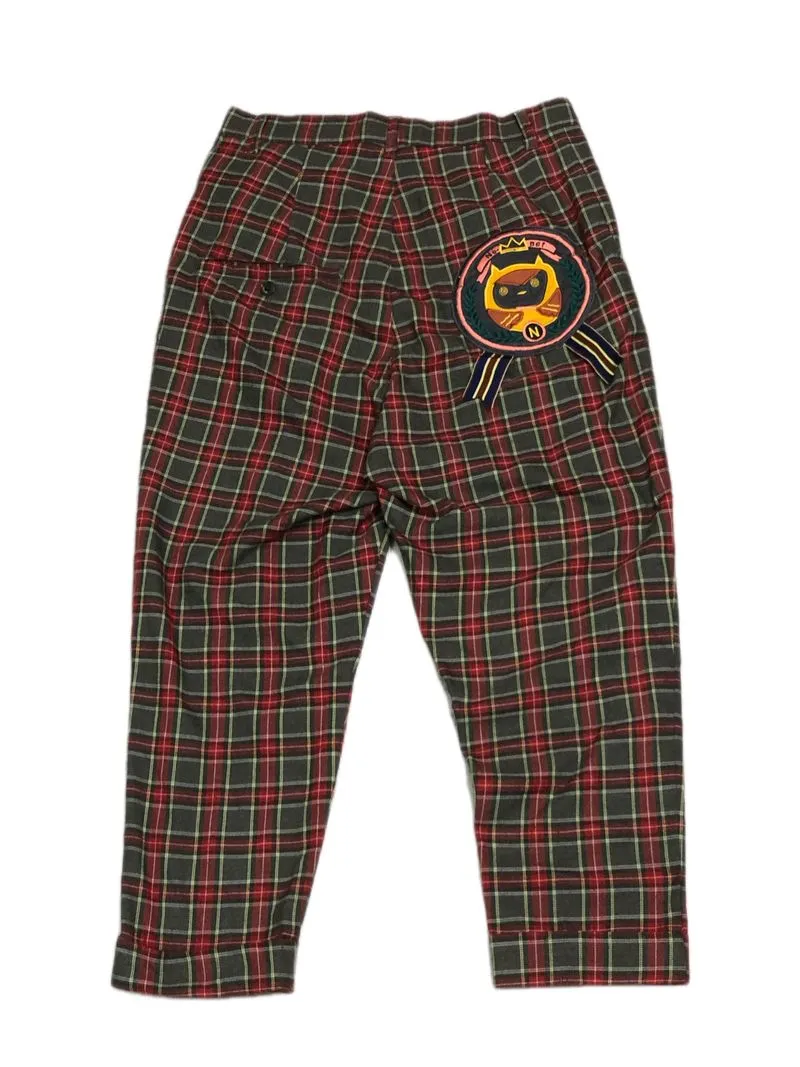 Ne-net issey miyake tartan trousers pants photo 1