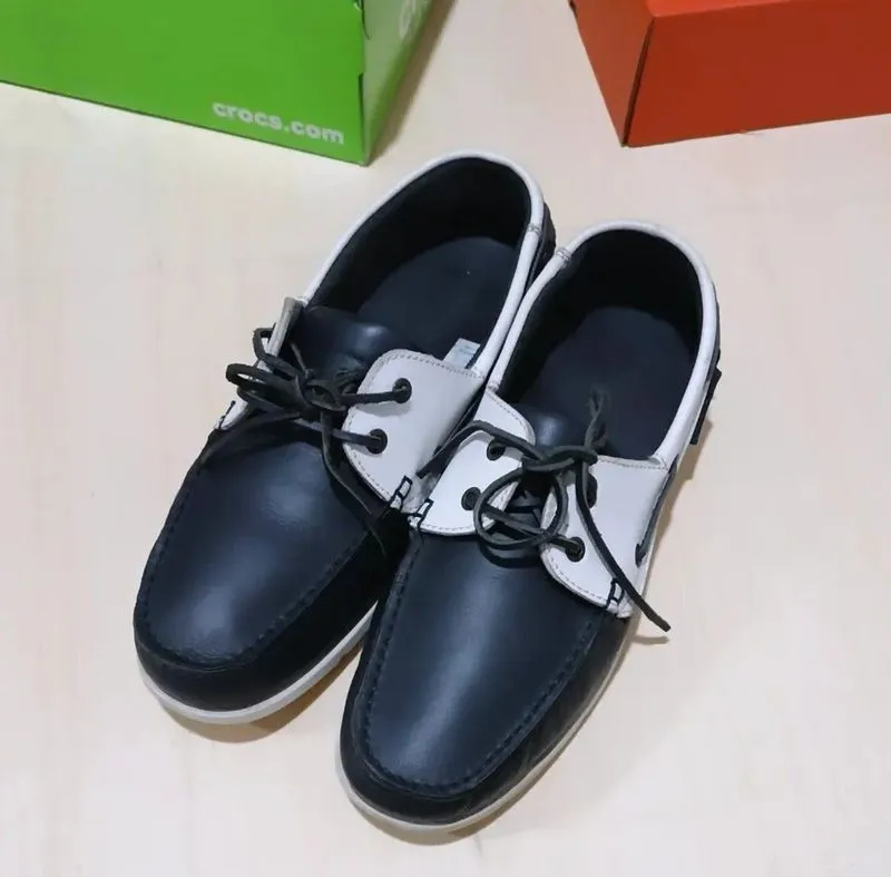Superga Mens Navy & White Boat Shoes Original  photo 1