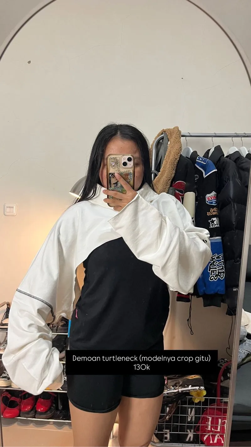 Demoan turtleneck crop top  photo 1