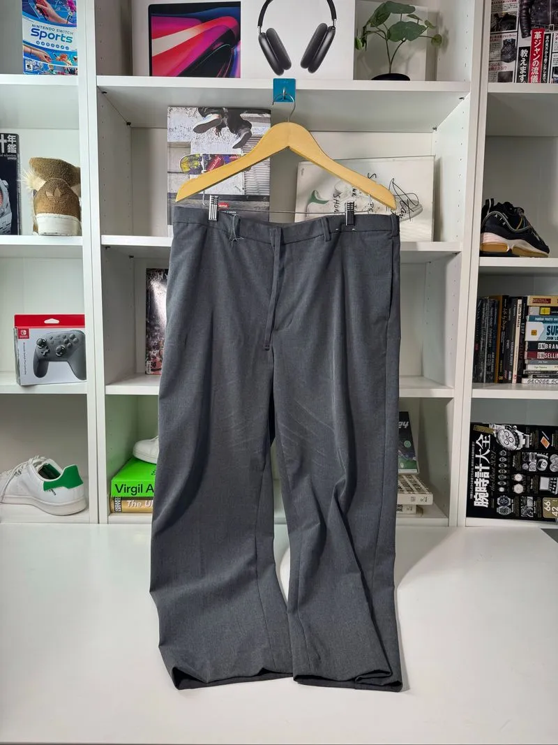 Celana panjang uniqlo casual wide leg trouser XL photo 1