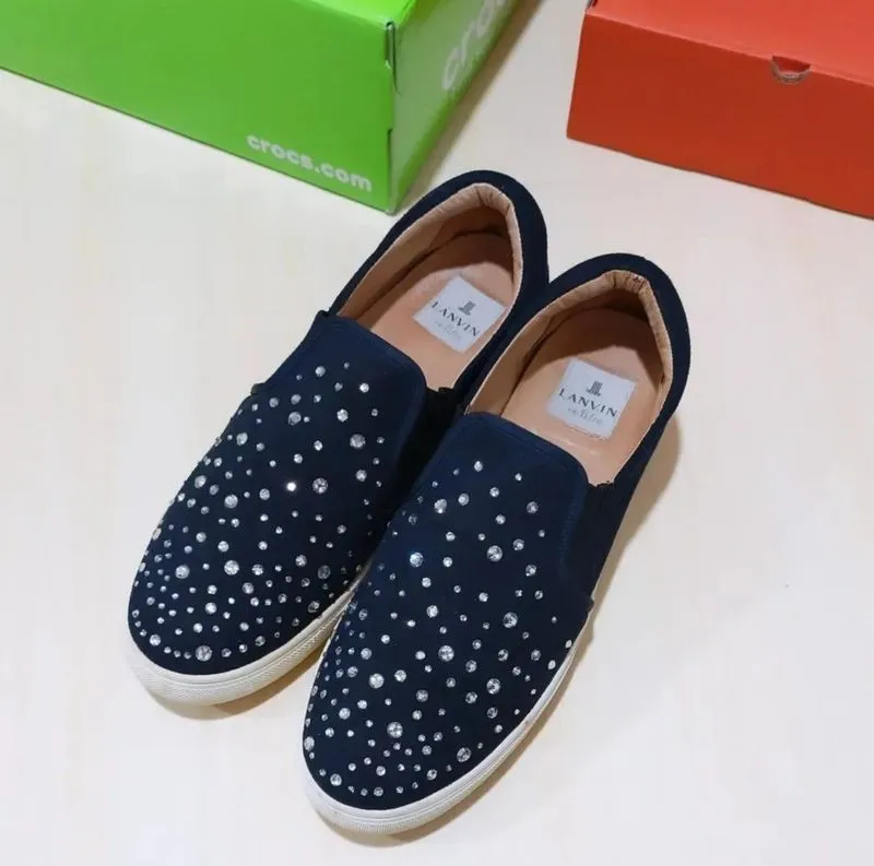 Lanvin En Bleu Bijou Navy Slip On  photo 1
