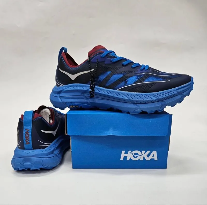 [Termurah] Sneakers - Hoka x Satisfy Mafate 4 Lite Blue photo 1