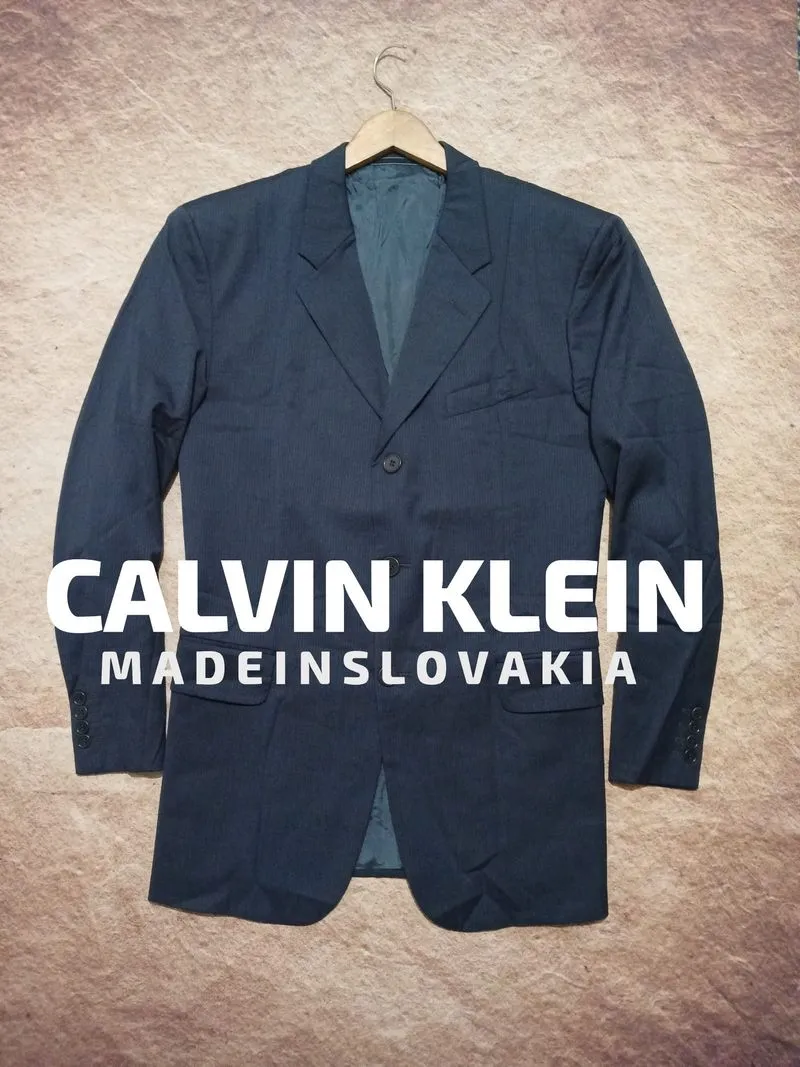 Calvin klien blazer jas second thrift original photo 1