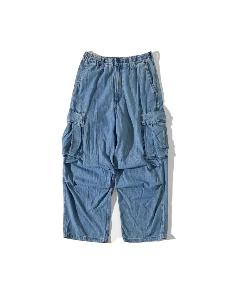 GU cargo washed denim pants photo 1