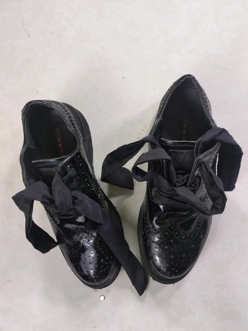 Prada Vintage Y2K Boots Wanita black photo 1
