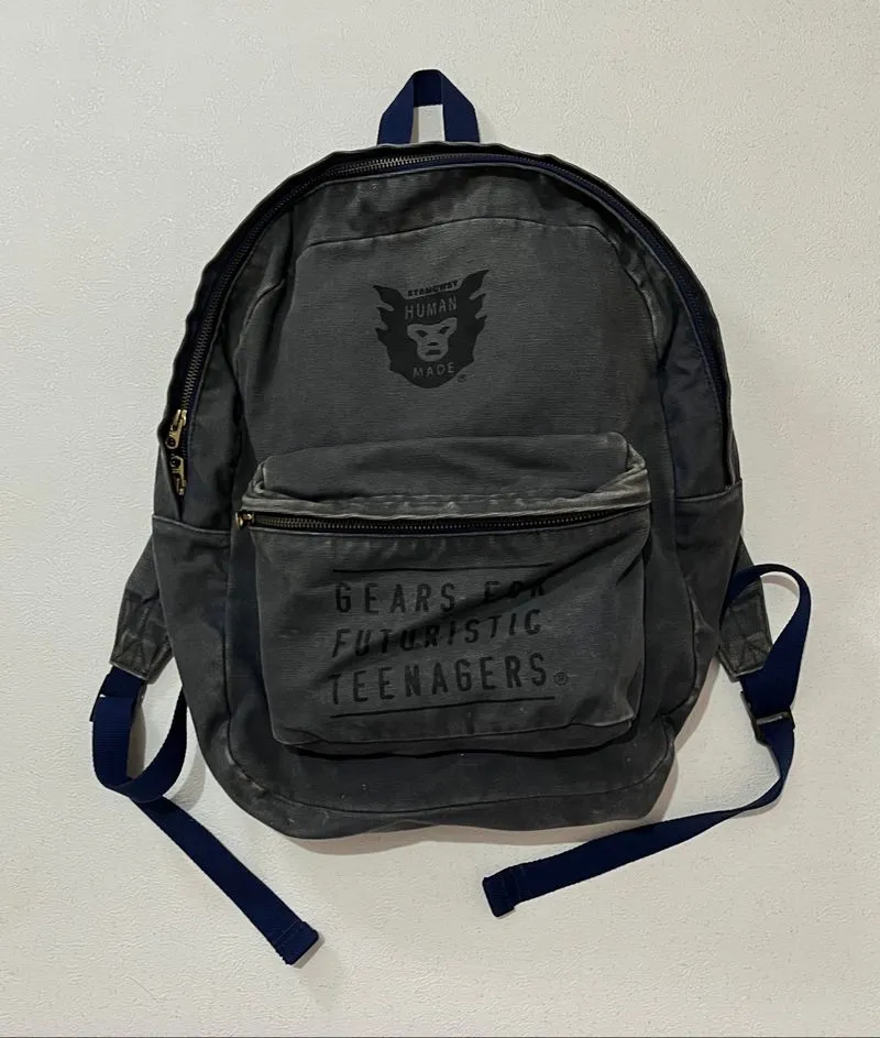 Backpack Human Made Canvas Military Green photo 1