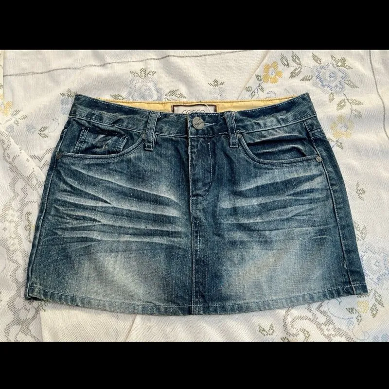 mini skirt jeans photo 1