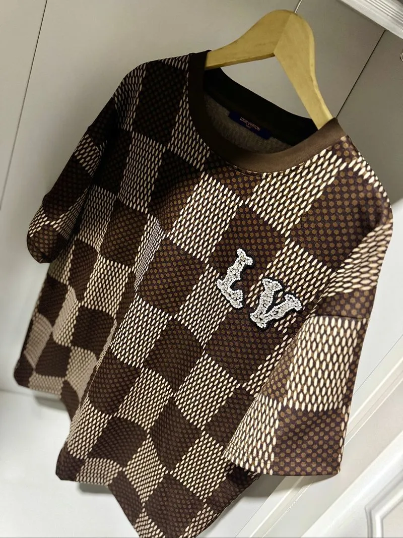 Kaos Brand Louis Vuitton Damier LV Crystal patch photo 1