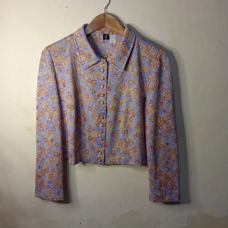 [PRELOVED] ATASAN CROP UNGU photo 1