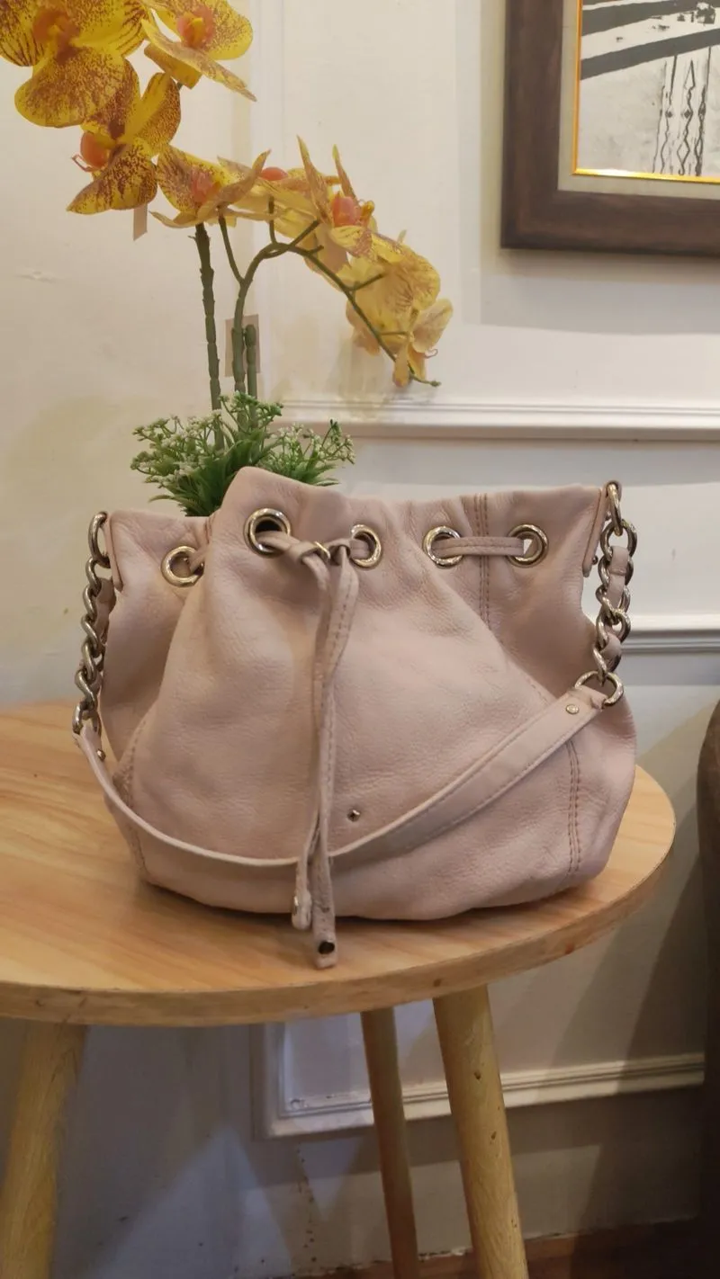 Tas Katespade drawstring; tas ketek serut brand KS; tas pink photo 1