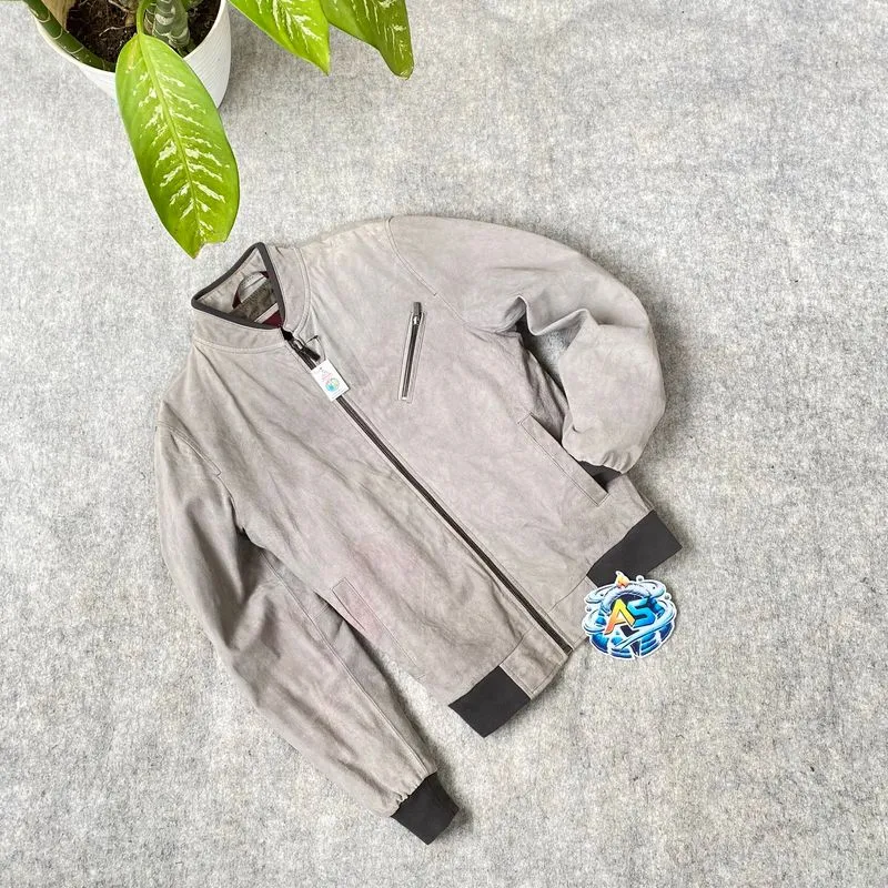 Leather Jacket bomber Zara man kaku  super cakep banget photo 1