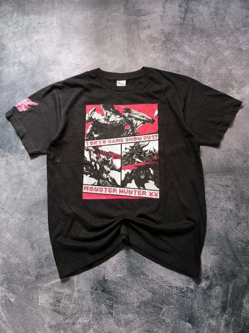 Japanese brand Casual T-shirt Pria black photo 1