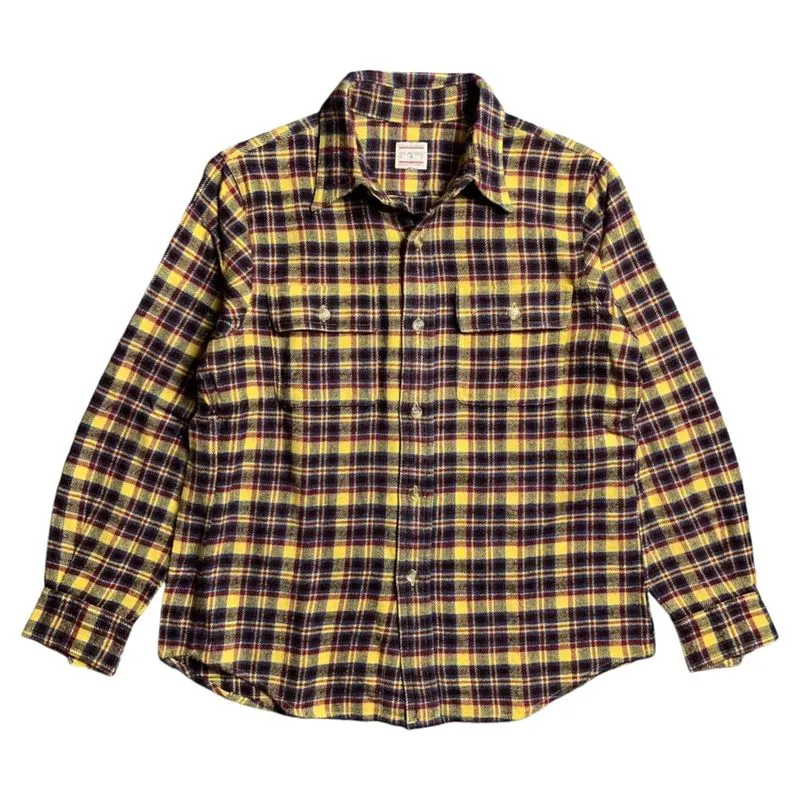 Made in USA Streetwear Formal shirt Pria multicolor yellow photo 1