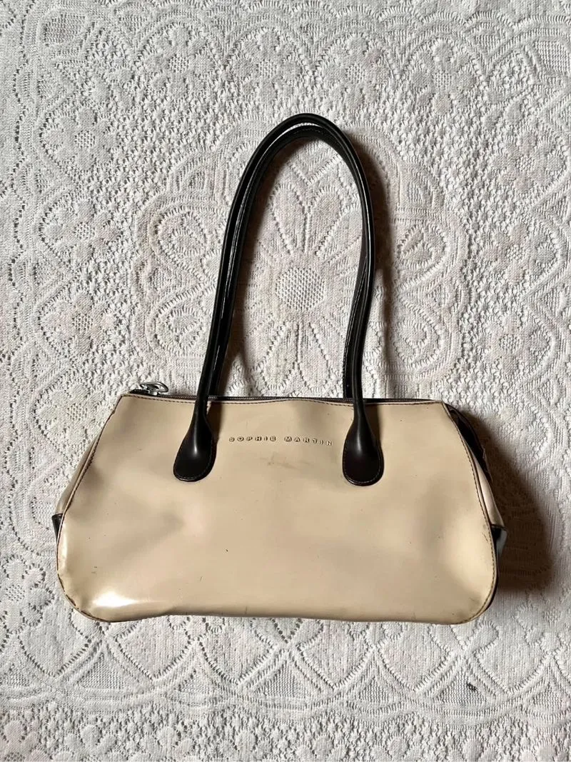 Sophie Martin White Shoulder Bag photo 1