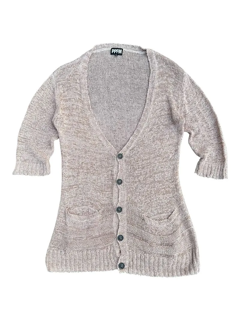 Vintage PPFM dameged cardigan  uk M photo 1