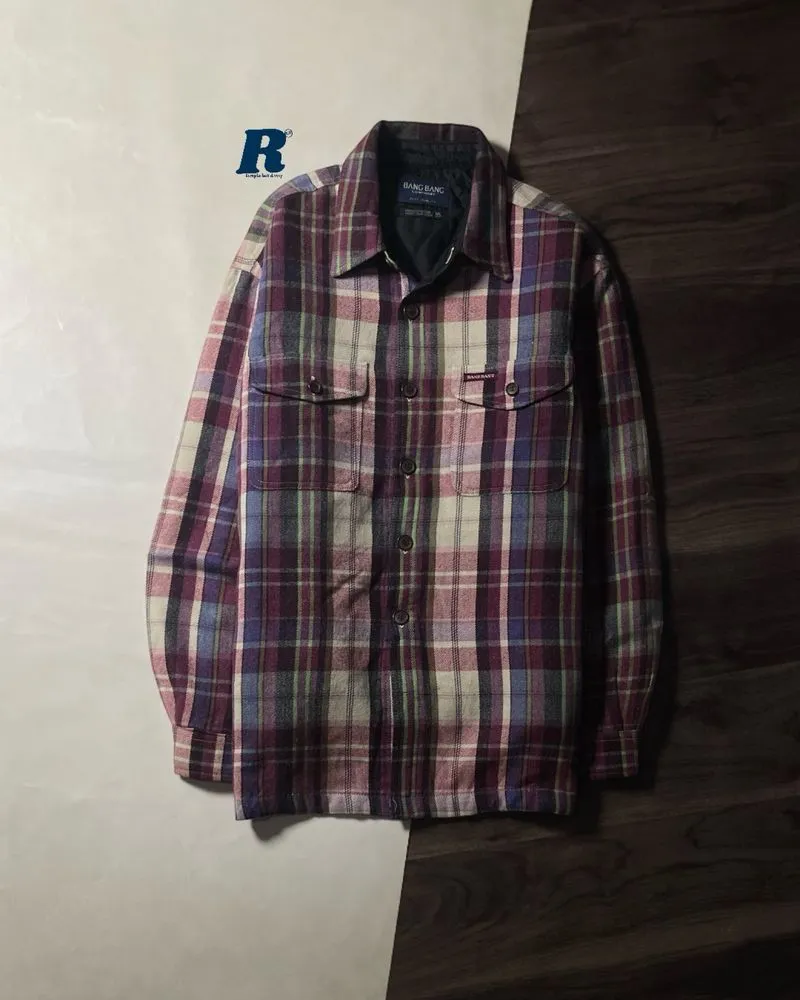 Outer Jacket Flannel Shirt BANGBANG JEANS Size 95 fit L photo 1